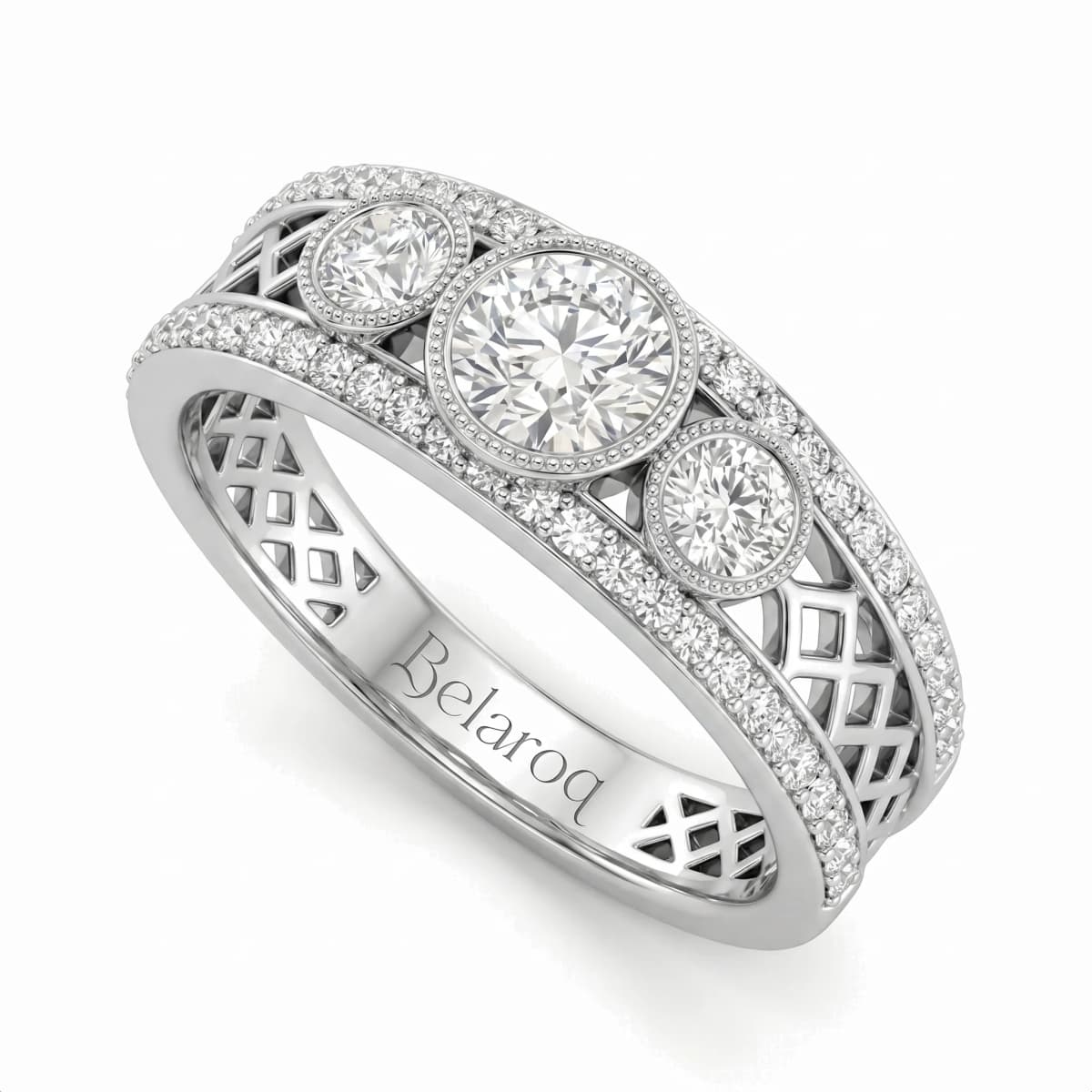 Belaroq Valora Meadow Poise White Gold Diamond Ring