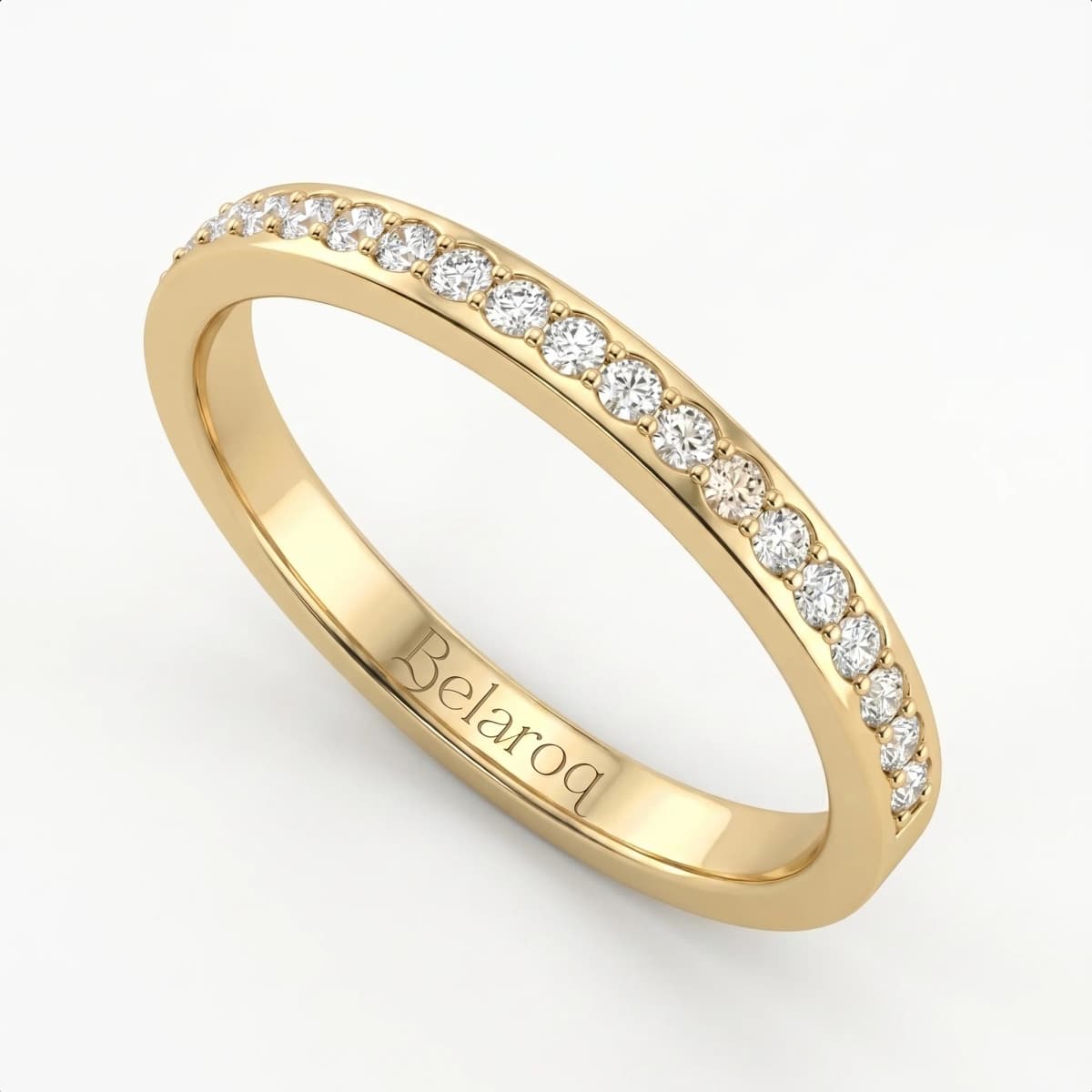 Belaroq Avalon Rill Ethereal Yellow Gold Diamond Ring