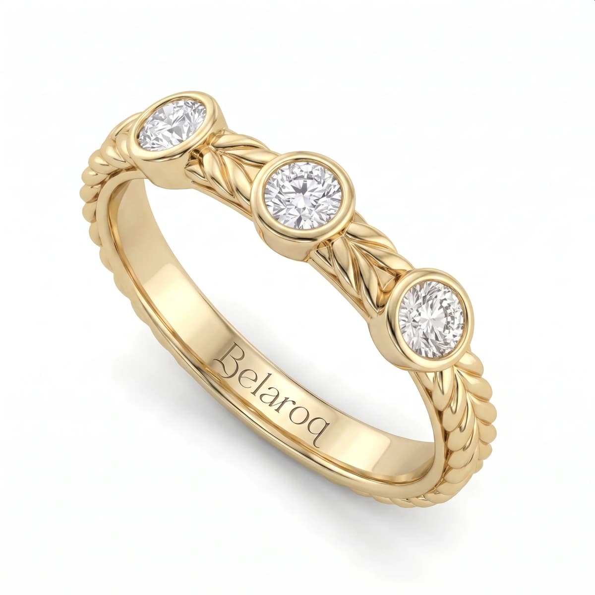 Belaroq Valenne Bloom Gala Yellow Gold Diamond Ring
