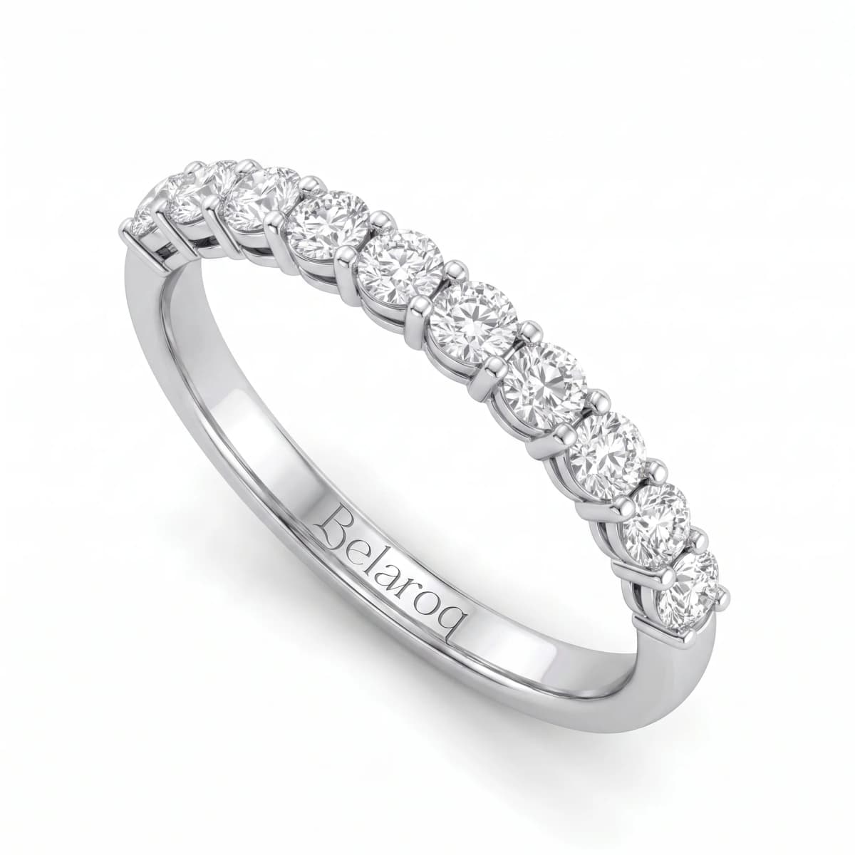 Belaroq Estelle Aster Noir White Gold Diamond Ring