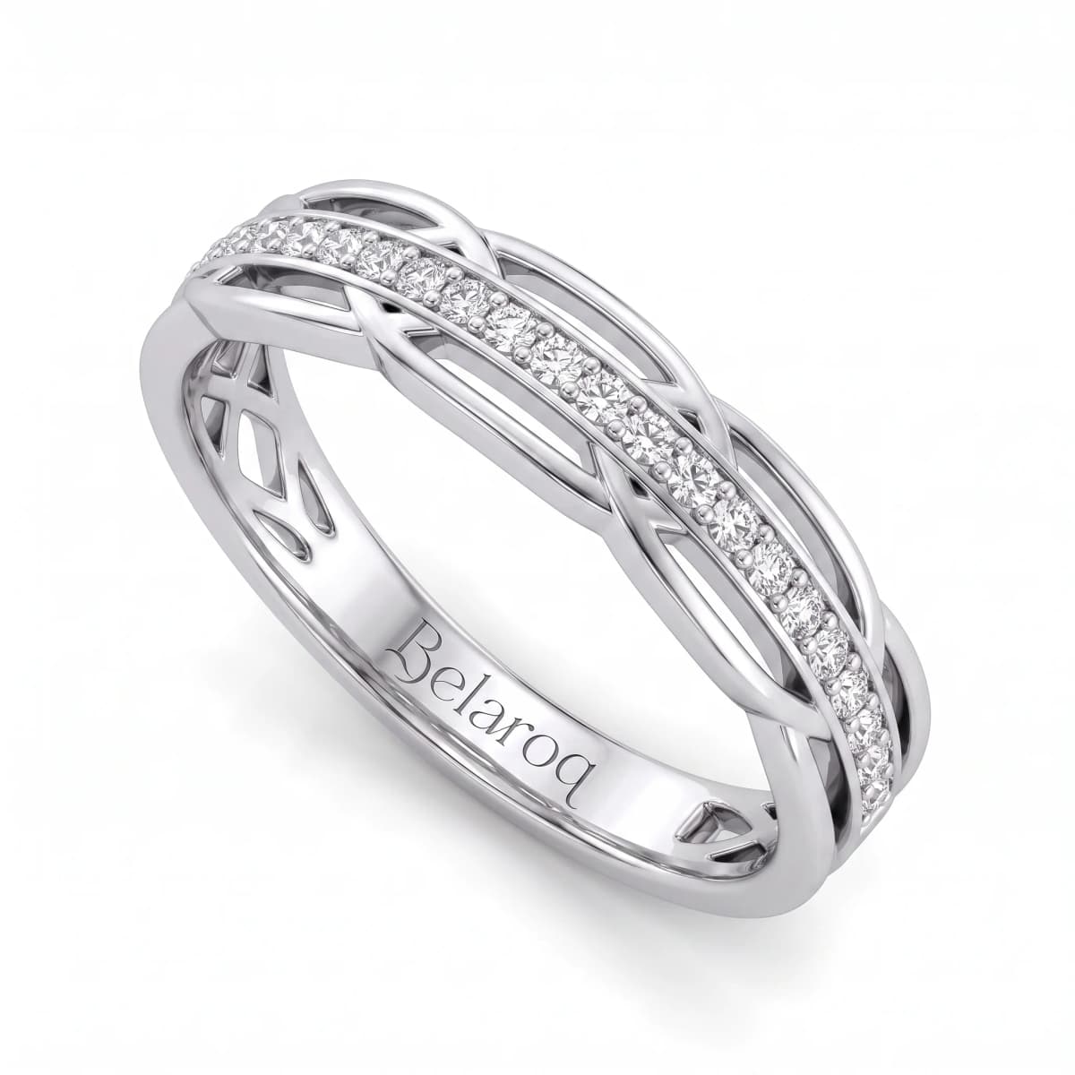 Belaroq Vionne Helio Keepsake White Gold Diamond Ring