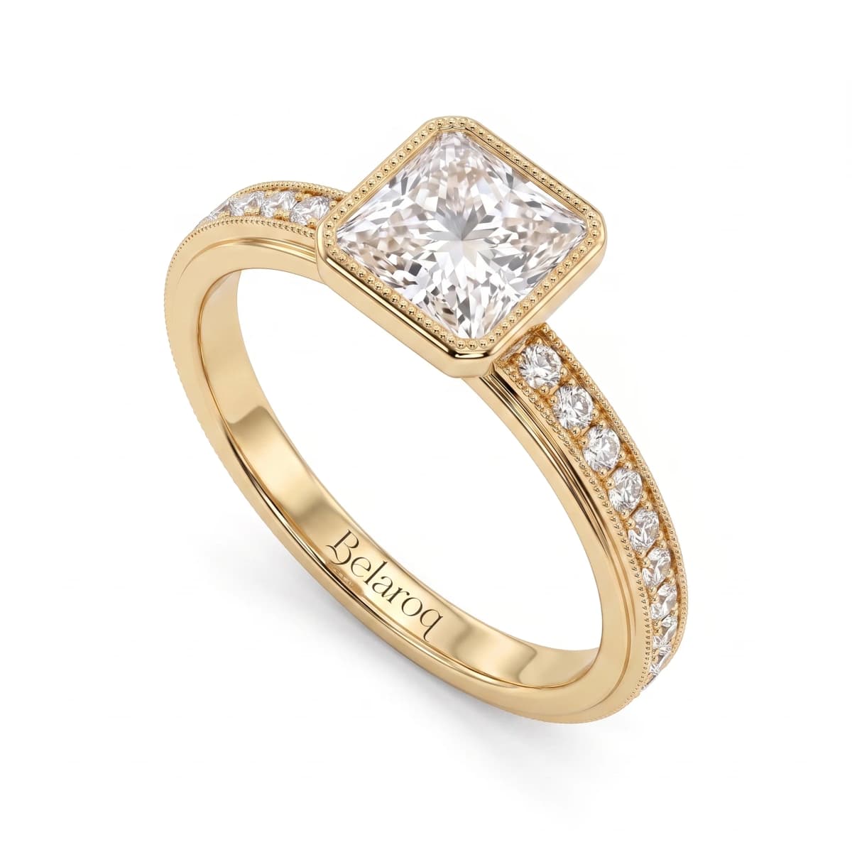 Belaroq Celestia Monarch Atelier Yellow Gold Lab Diamond Ring