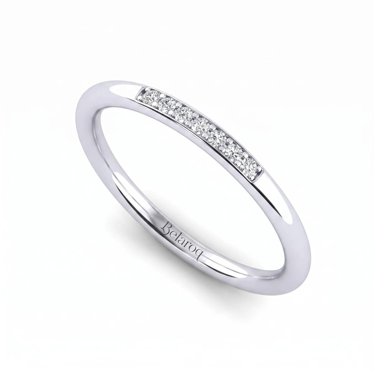 Belaroq Clarion Trefoil Muse White Gold Diamond Ring