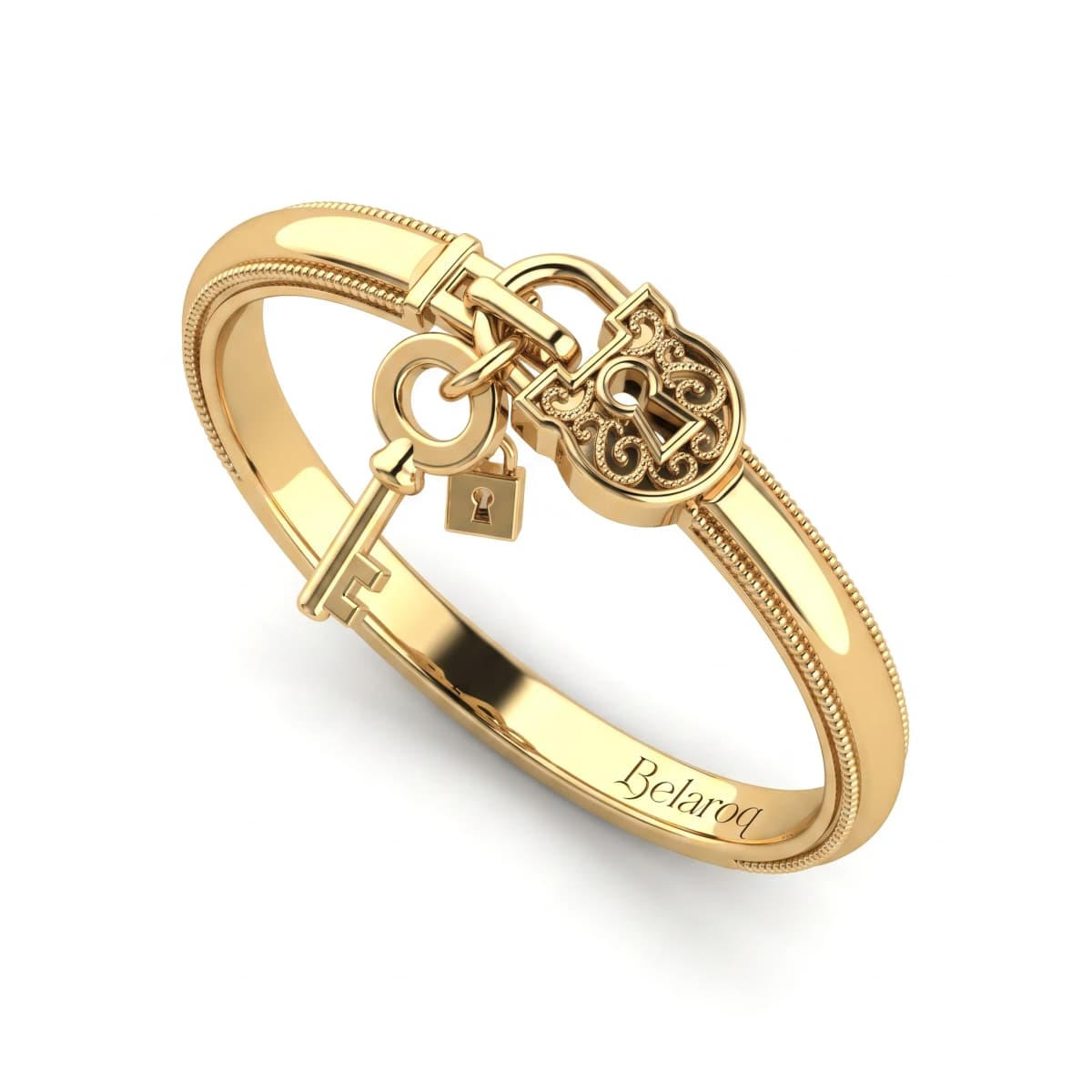 Belaroq Elaria Flare Heritage Yellow Gold Ring