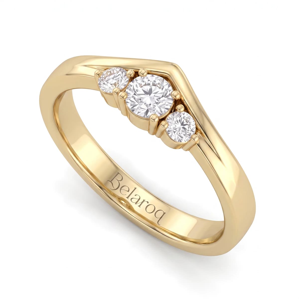 Belaroq Sorelle Orbit Luxe Yellow Gold Ring