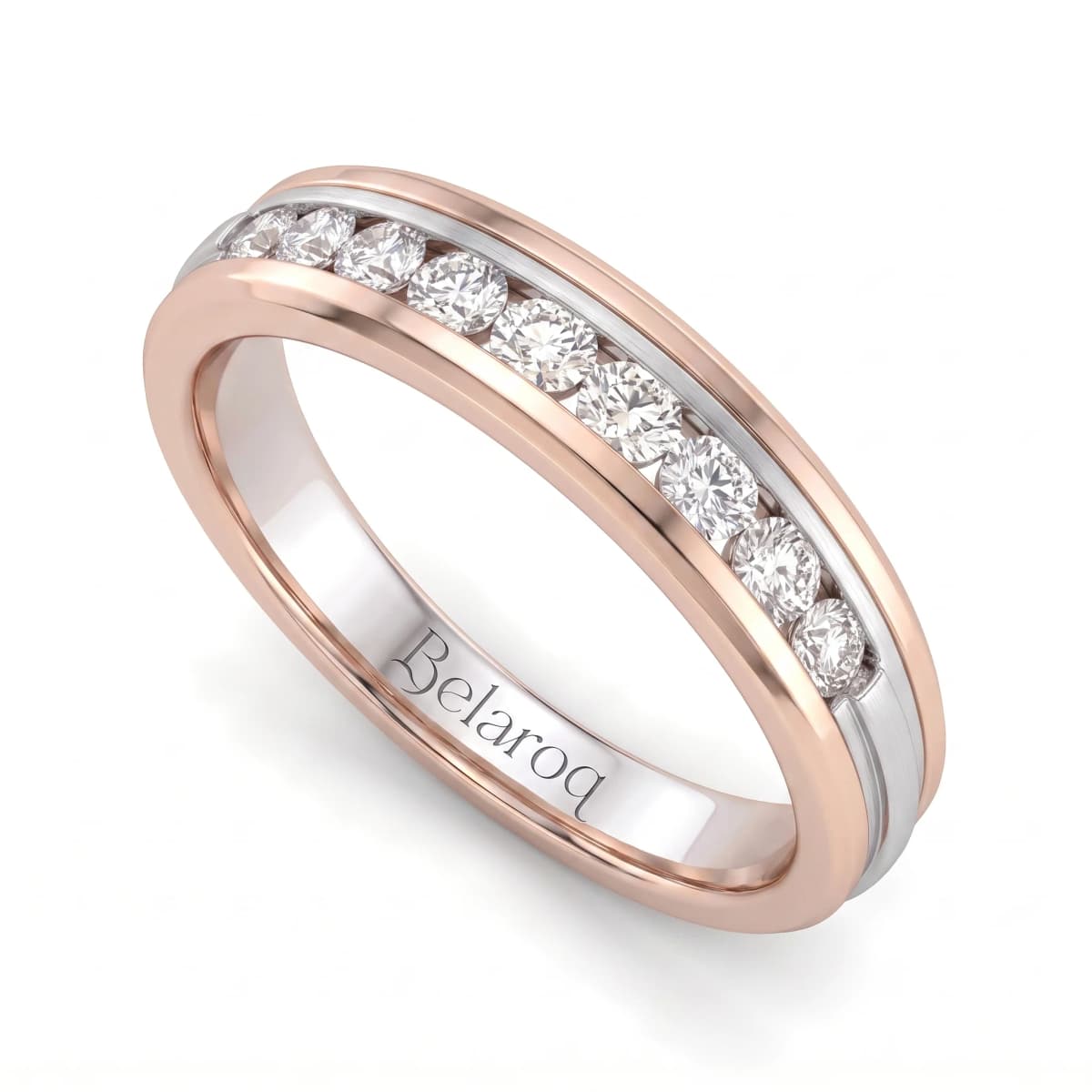 Belaroq Opaline Oath Poise Two Tone Gold Diamond Ring