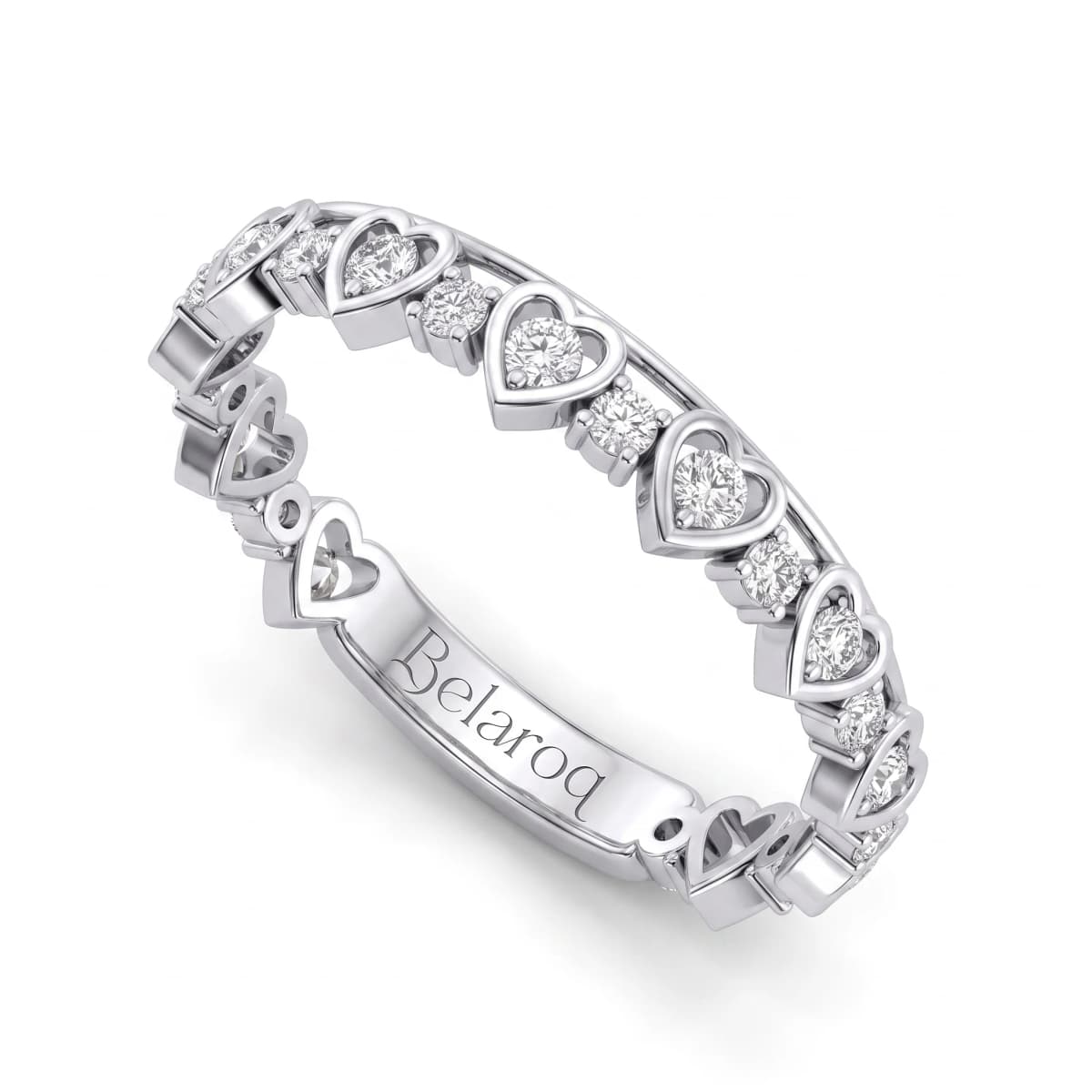Belaroq Lunelle Pave Ethereal Silver Diamond Ring