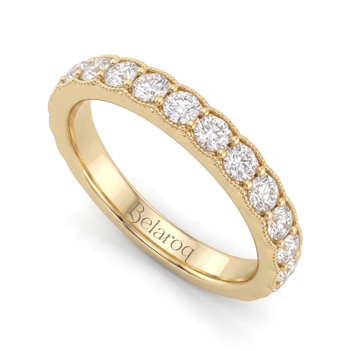 Belaroq Meliora Ribbon Maison Yellow Gold Diamond Ring