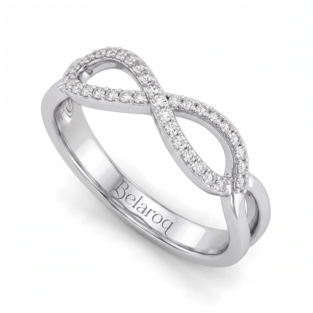 Belaroq Aurelia Lumen Noble White Gold Diamond Ring