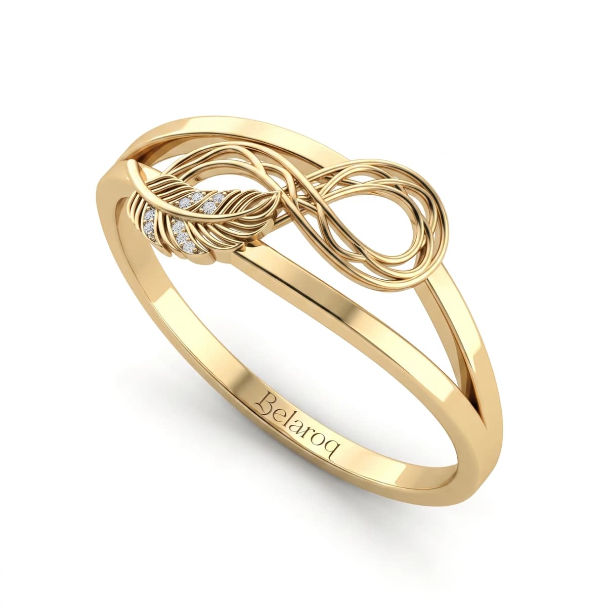 Belaroq Arden Fleur Opus Yellow Gold Ring