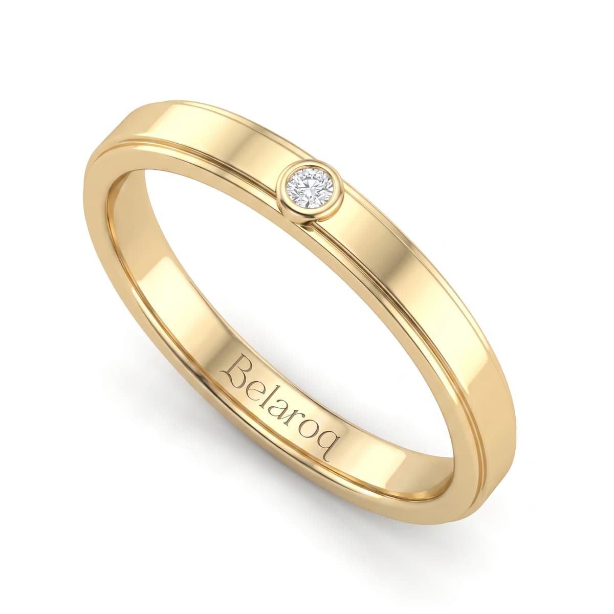 Belaroq Celine Star Fable Yellow Gold Zirconia Ring