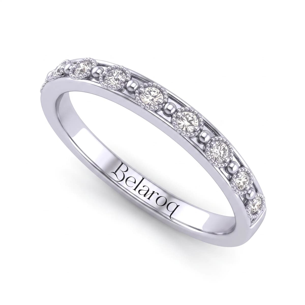 Belaroq Mireya Dew Court White Gold Diamond Ring
