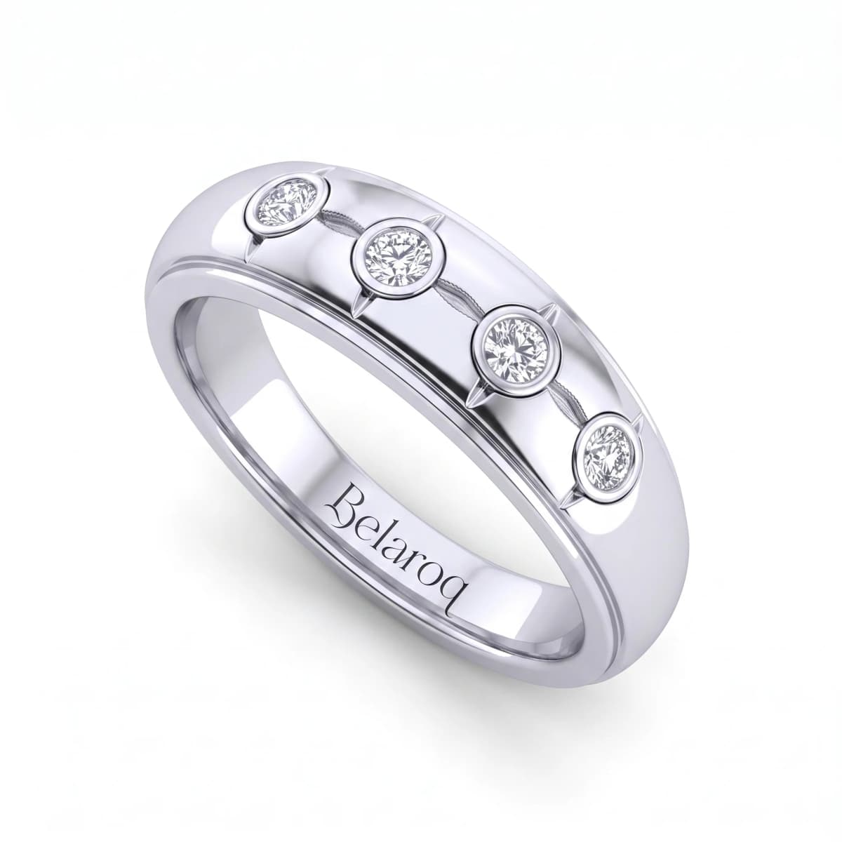 Belaroq Marquise Vista Court White Gold Diamond Ring