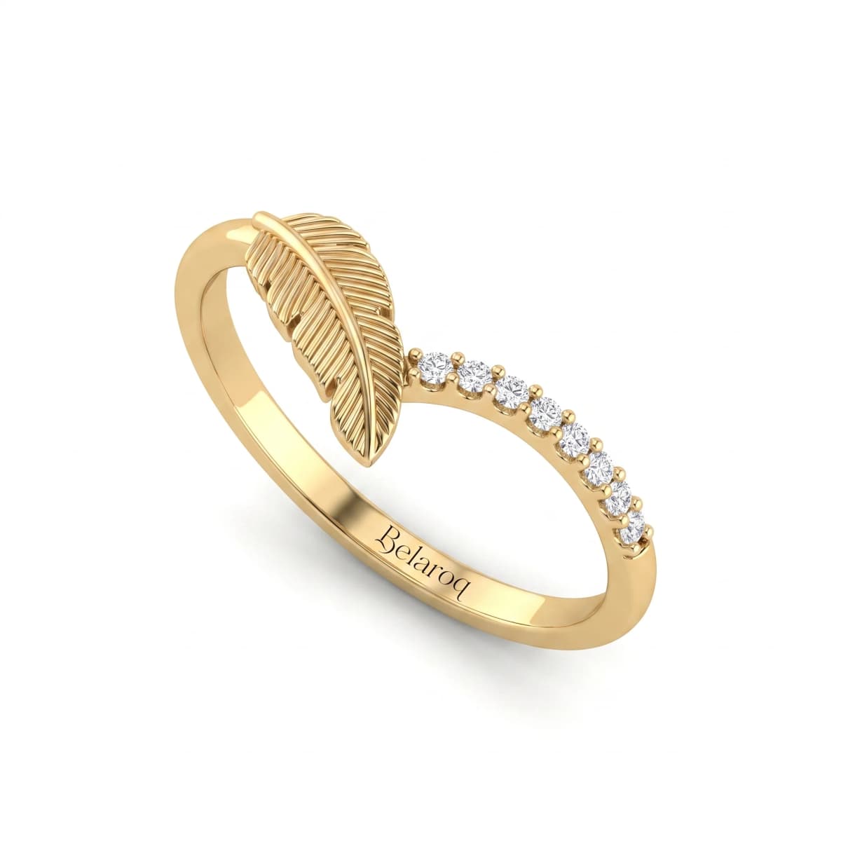 Belaroq Seraphine Mira Keepsake Yellow Gold Lab Diamond Ring