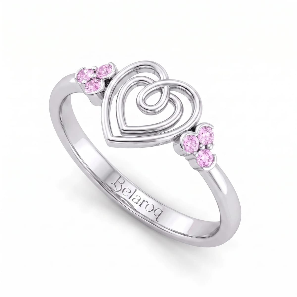 Belaroq Meliora Ribbon Opus White Gold Sapphire Ring