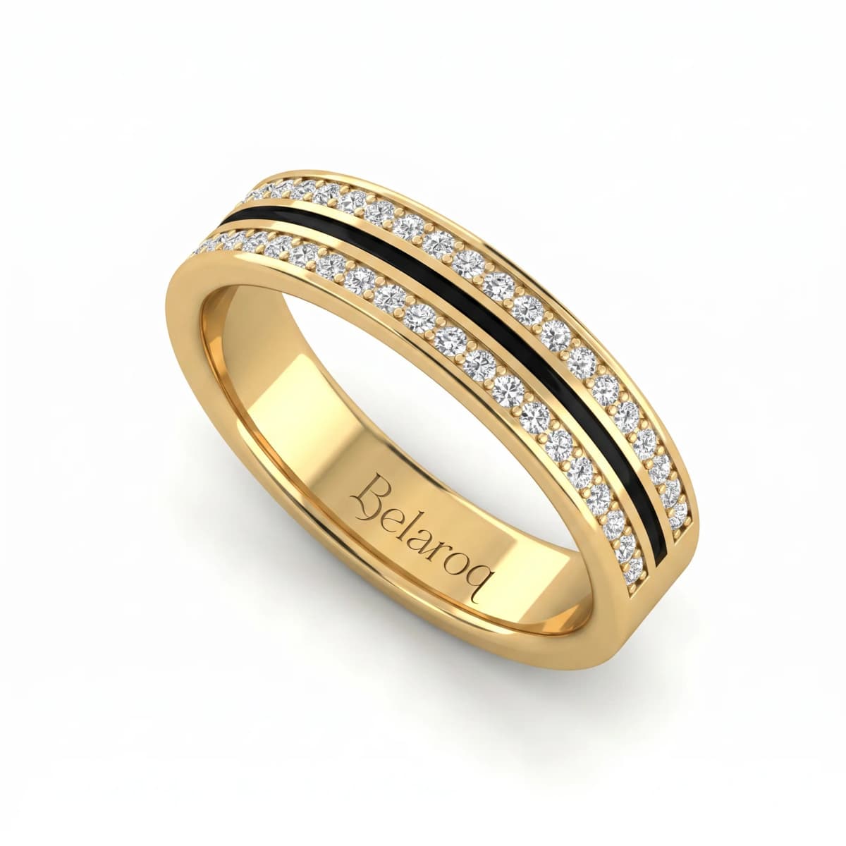 Belaroq Marquise Vista Verve Yellow Gold Diamond Ring
