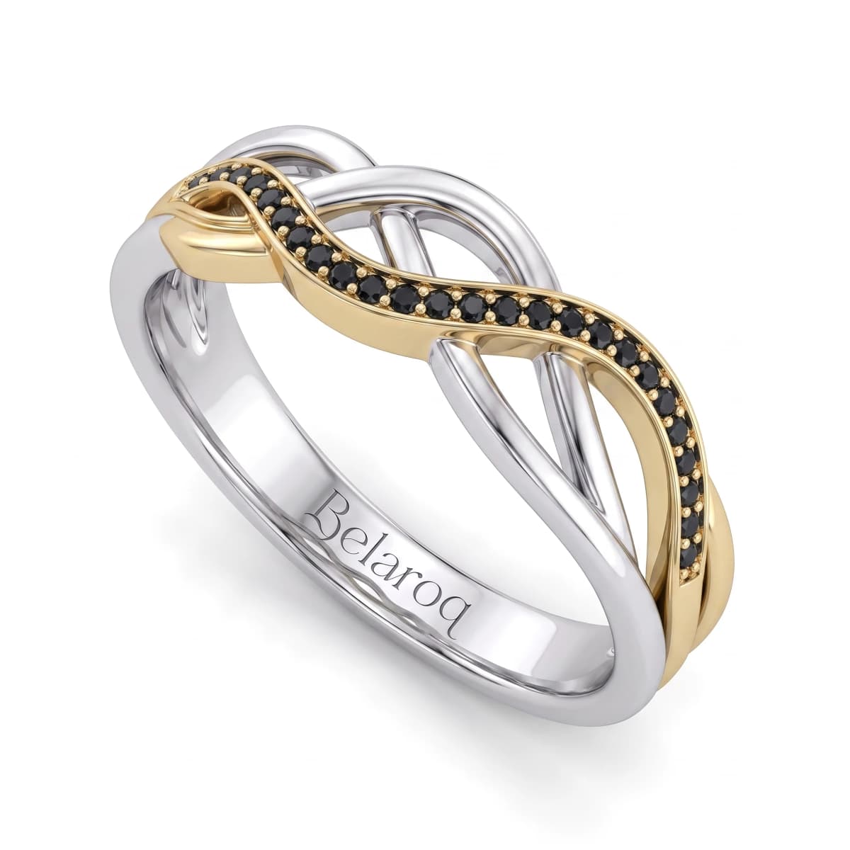 Belaroq Valora Meadow Duchess Two Tone Gold Diamond Ring