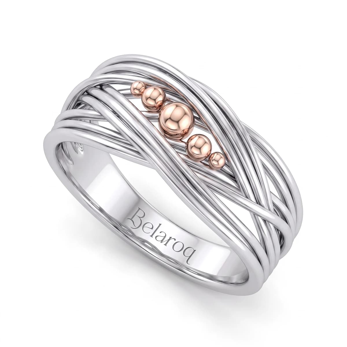 Belaroq Evania Trace Maison Rose Gold Ring