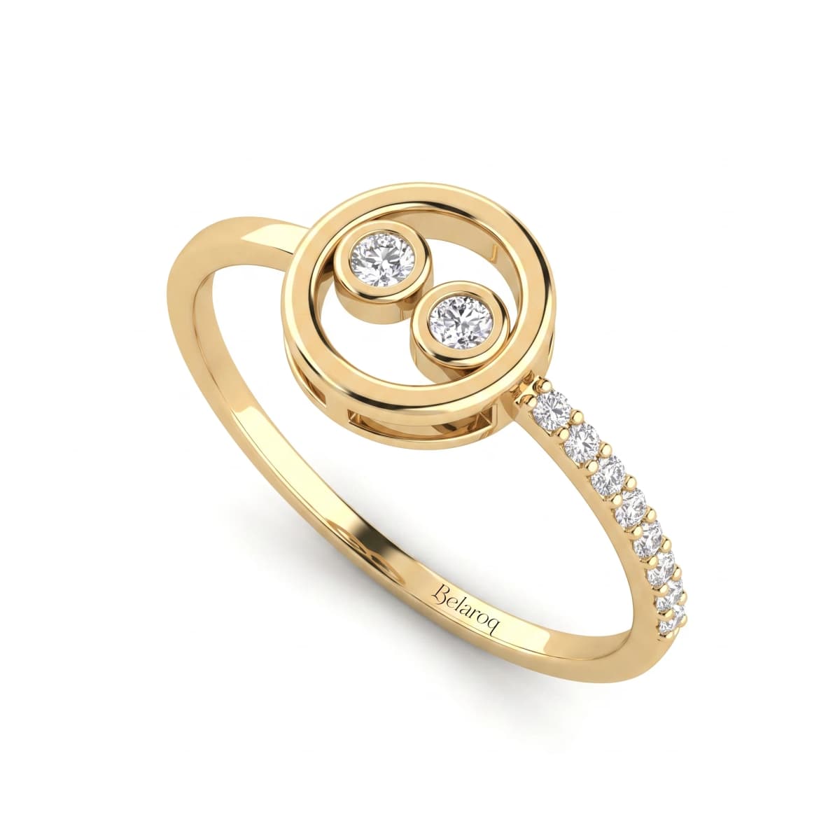 Belaroq Mireya Dew Velvet Yellow Gold Lab Diamond Ring