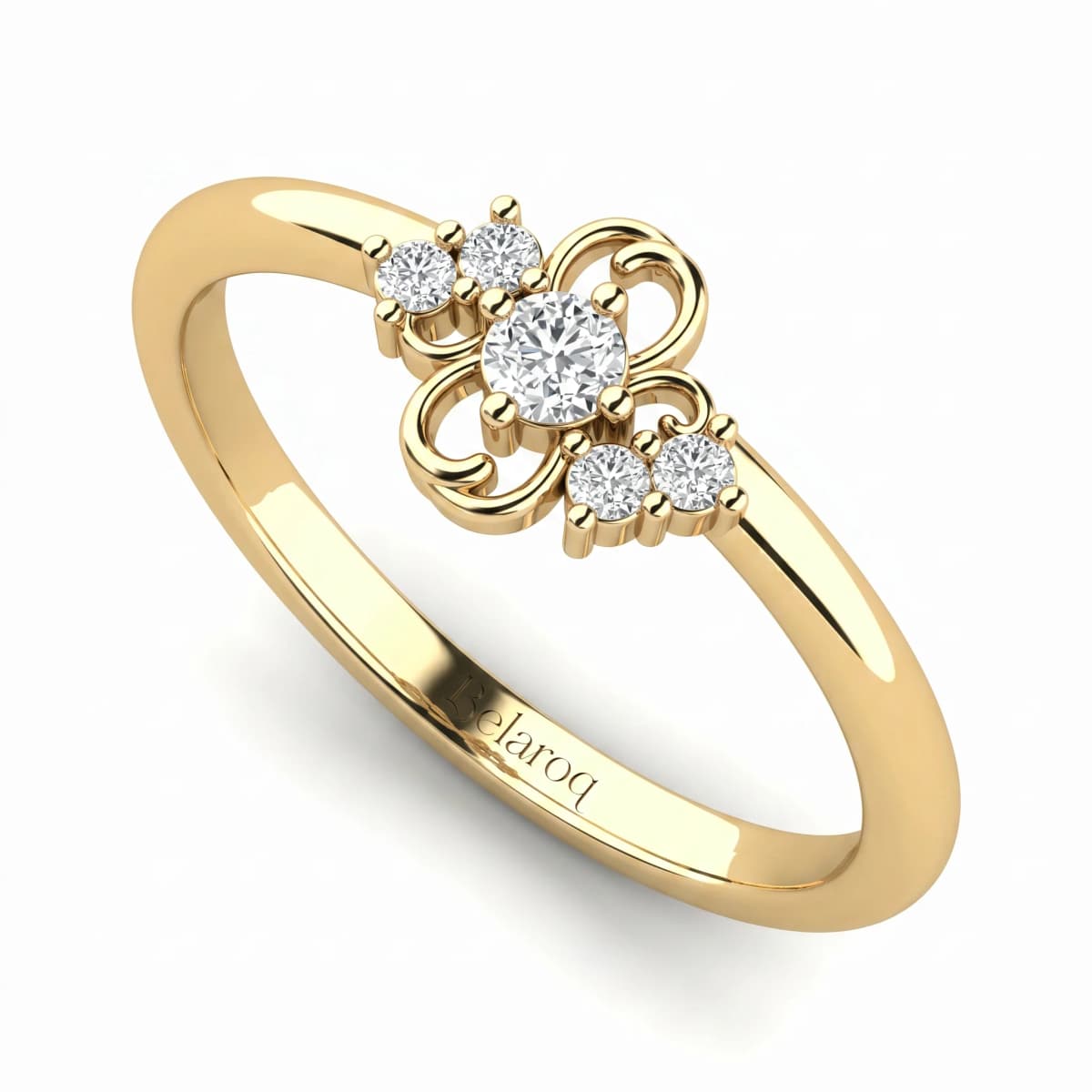 Belaroq Maelle Sonata Ceremony Yellow Gold Diamond Ring