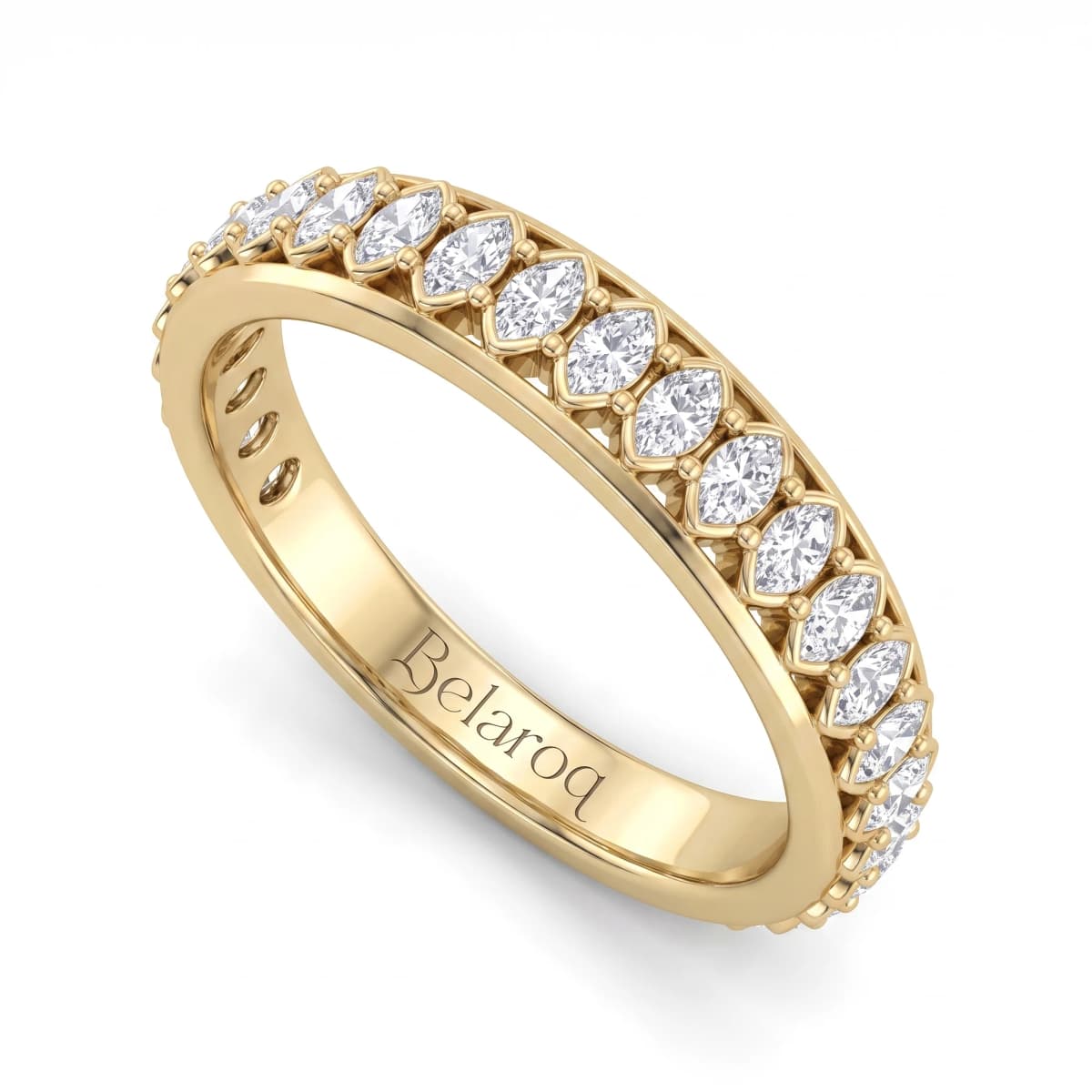 Belaroq Celeste Signet Fable Yellow Gold Sapphire Ring
