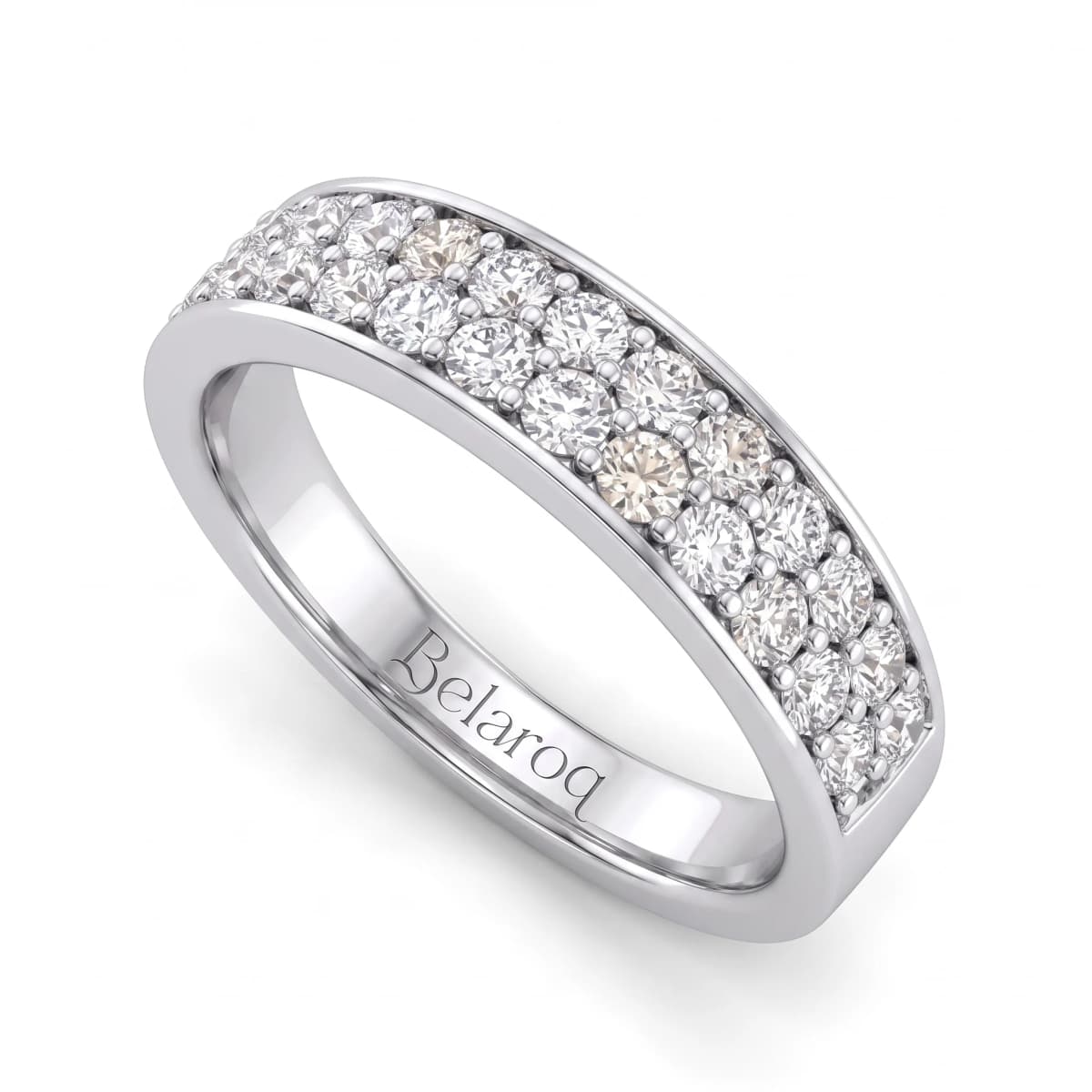 Belaroq Meliora Ribbon Aurum White Gold Diamond Ring