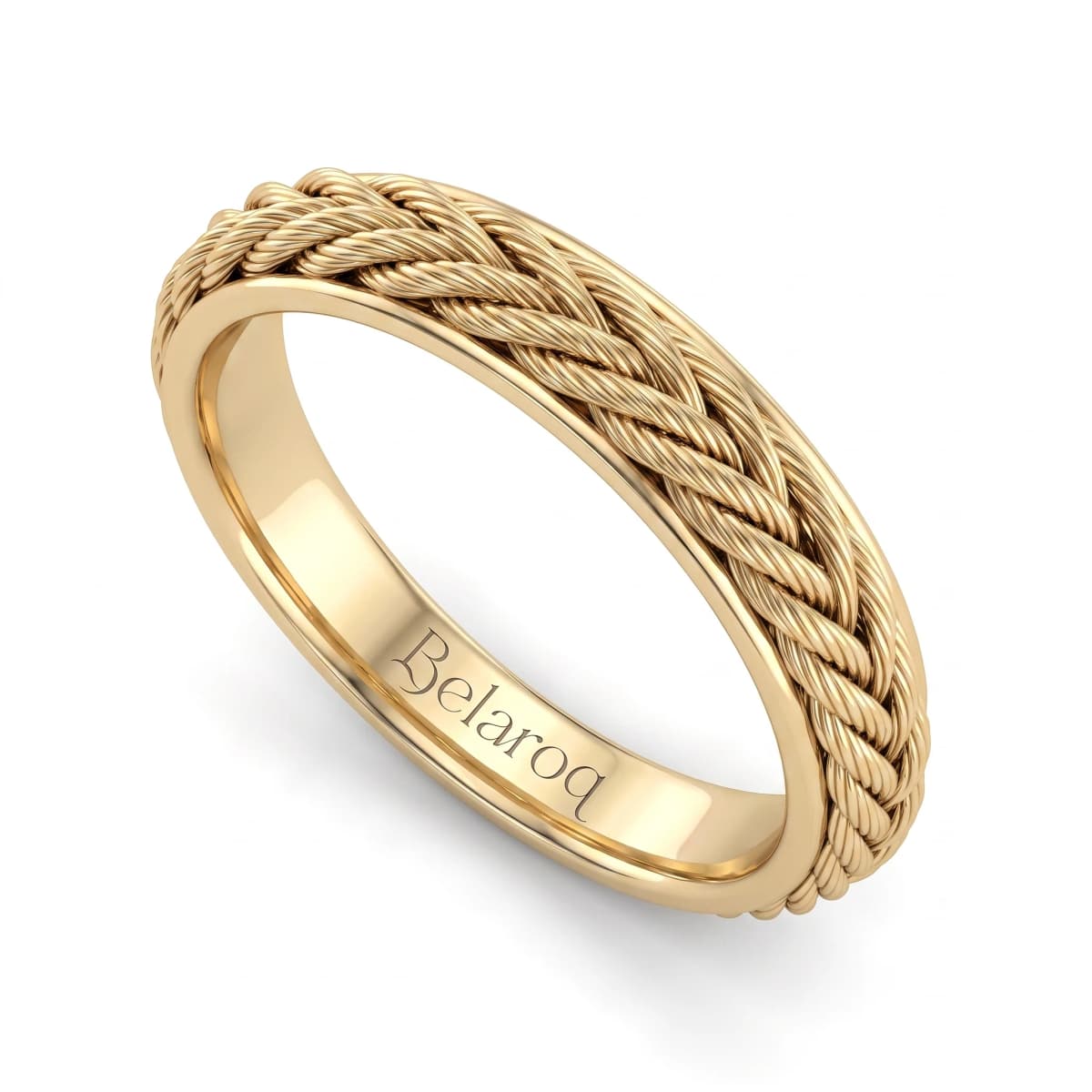 Belaroq Arielle Arc Lustre Yellow Gold Ring