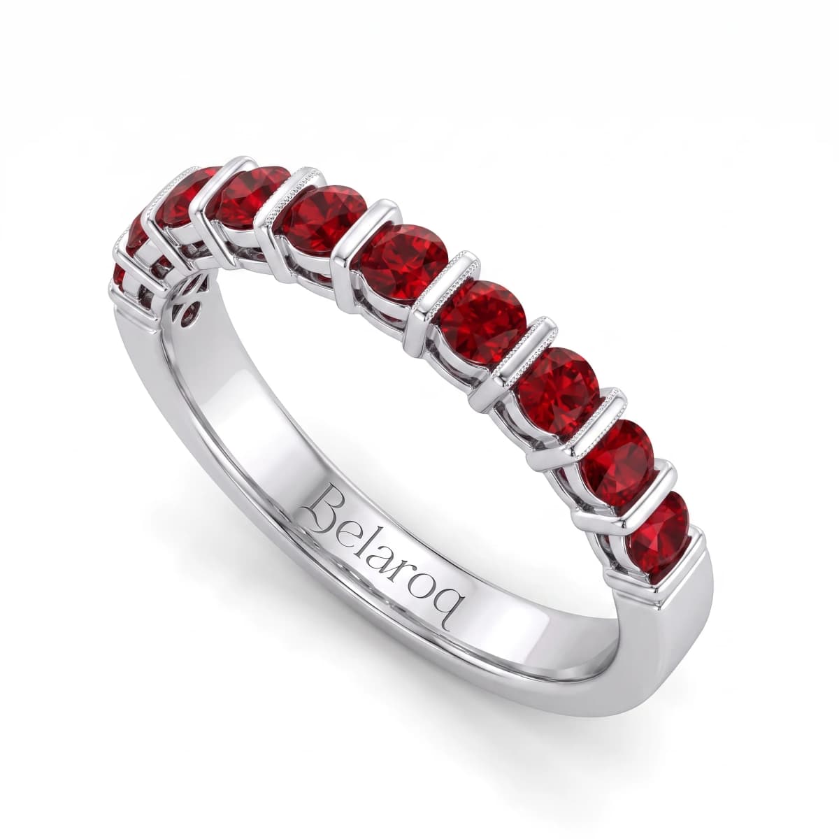 Belaroq Aurelia Lumen Muse White Gold Ruby Ring