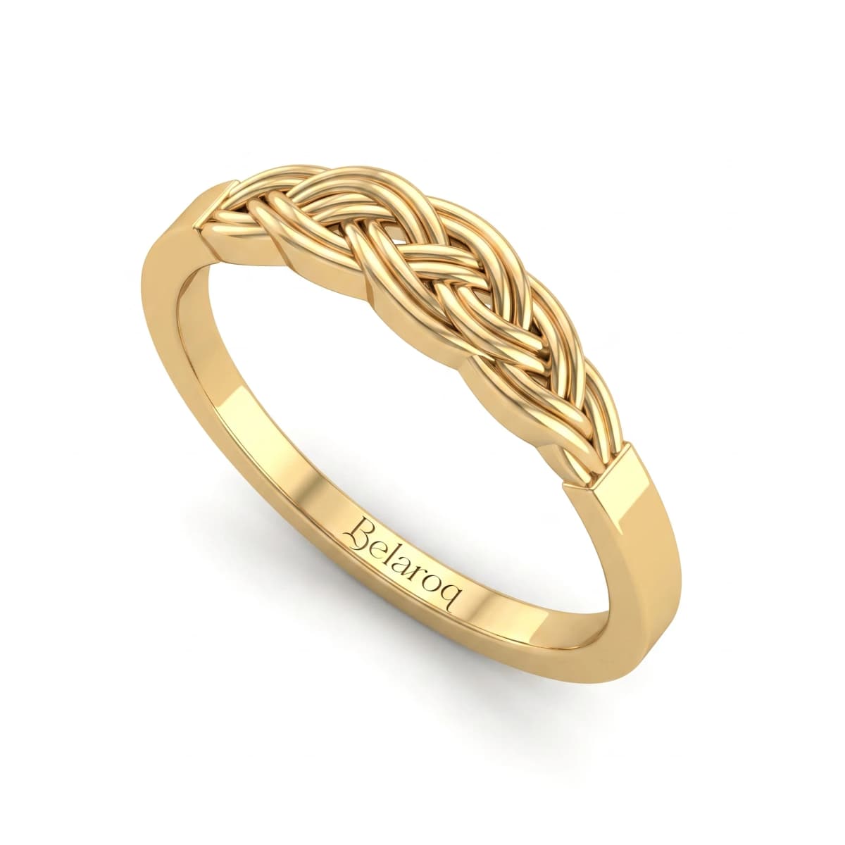 Belaroq Sabine Ember Maison Yellow Gold Ring