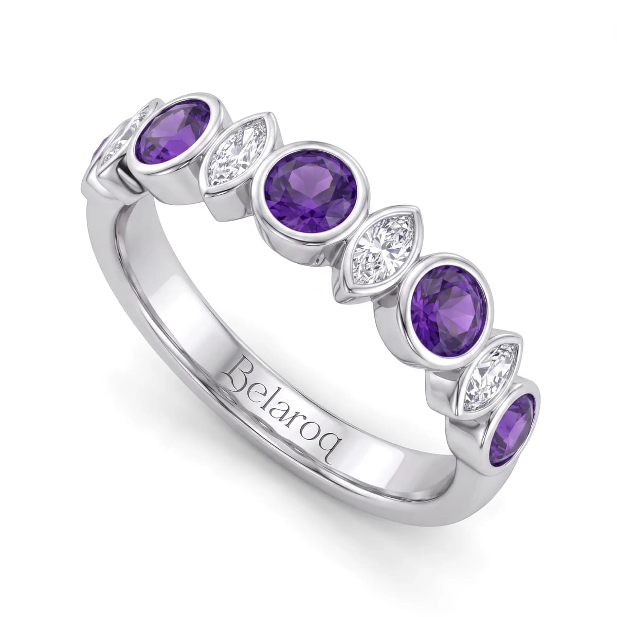 Belaroq Serena Compass Opus White Gold Diamond Ring