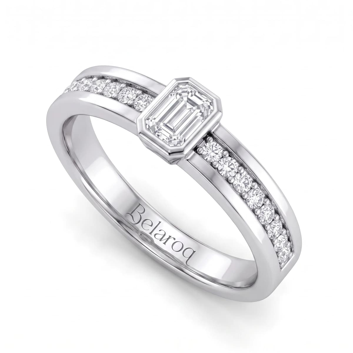 Belaroq Vivienne Mist Adorn White Gold Diamond Ring