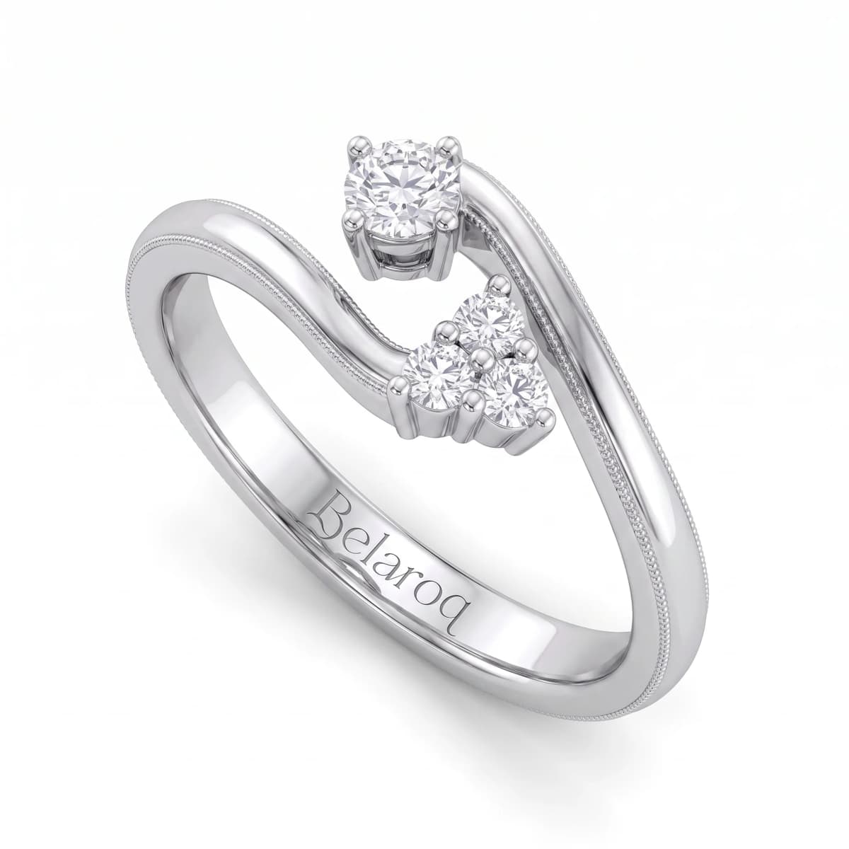 Belaroq Orielle Glint Verve White Gold Diamond Ring