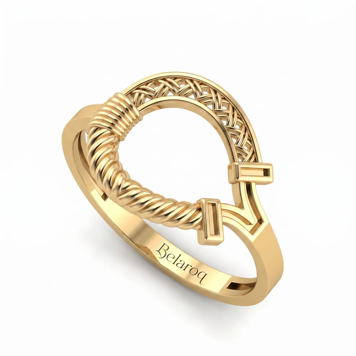 Belaroq Seraphine Mira Duchess Yellow Gold Ring
