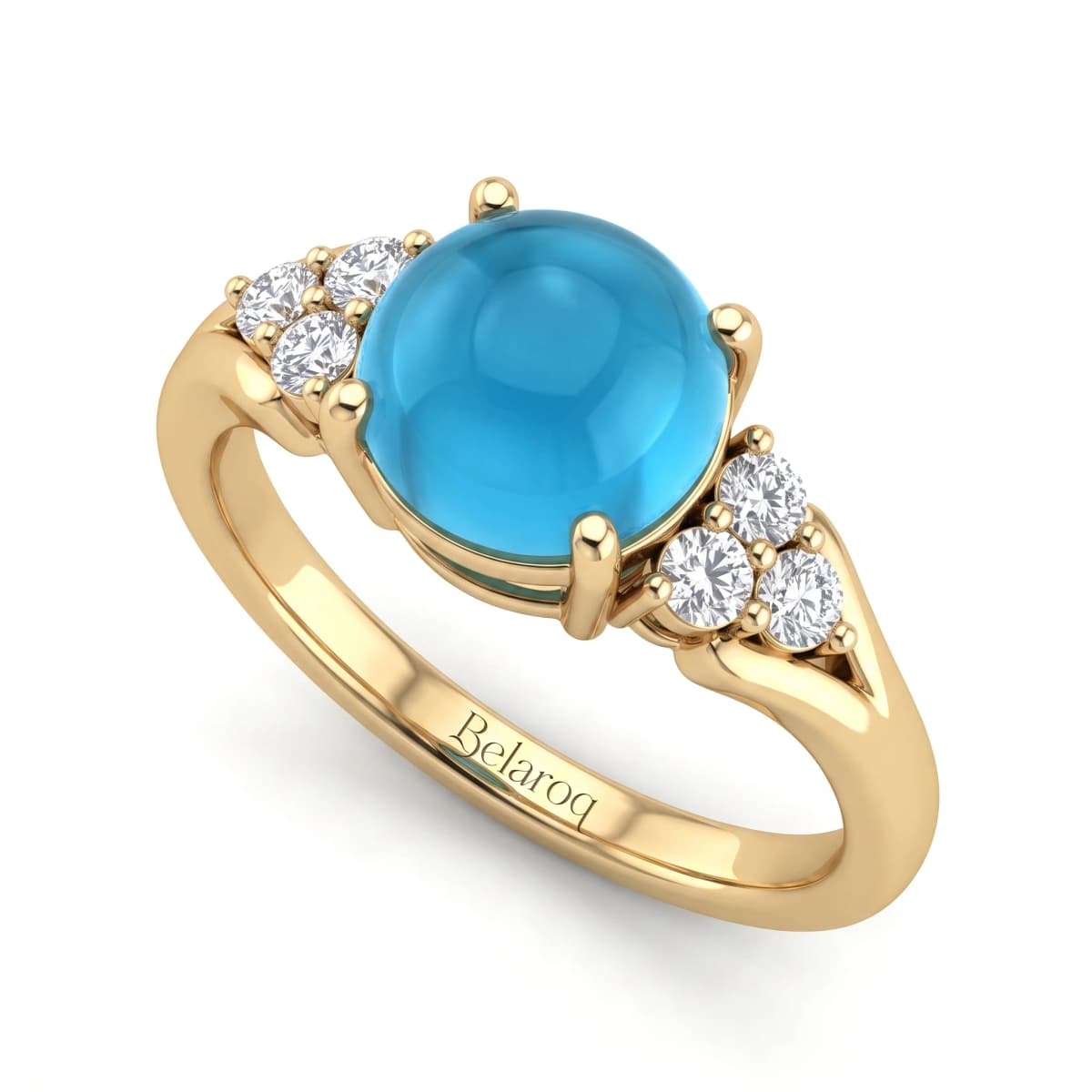 Belaroq Celestia Monarch Muse Yellow Gold Topaz Ring