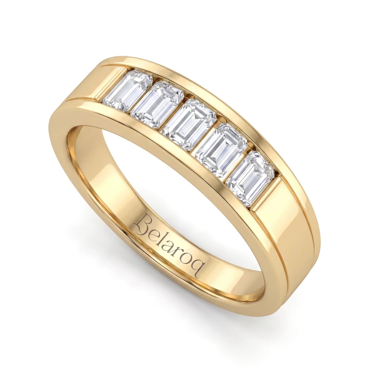 Belaroq Elysia Aura Heritage Yellow Gold Lab Diamond Ring