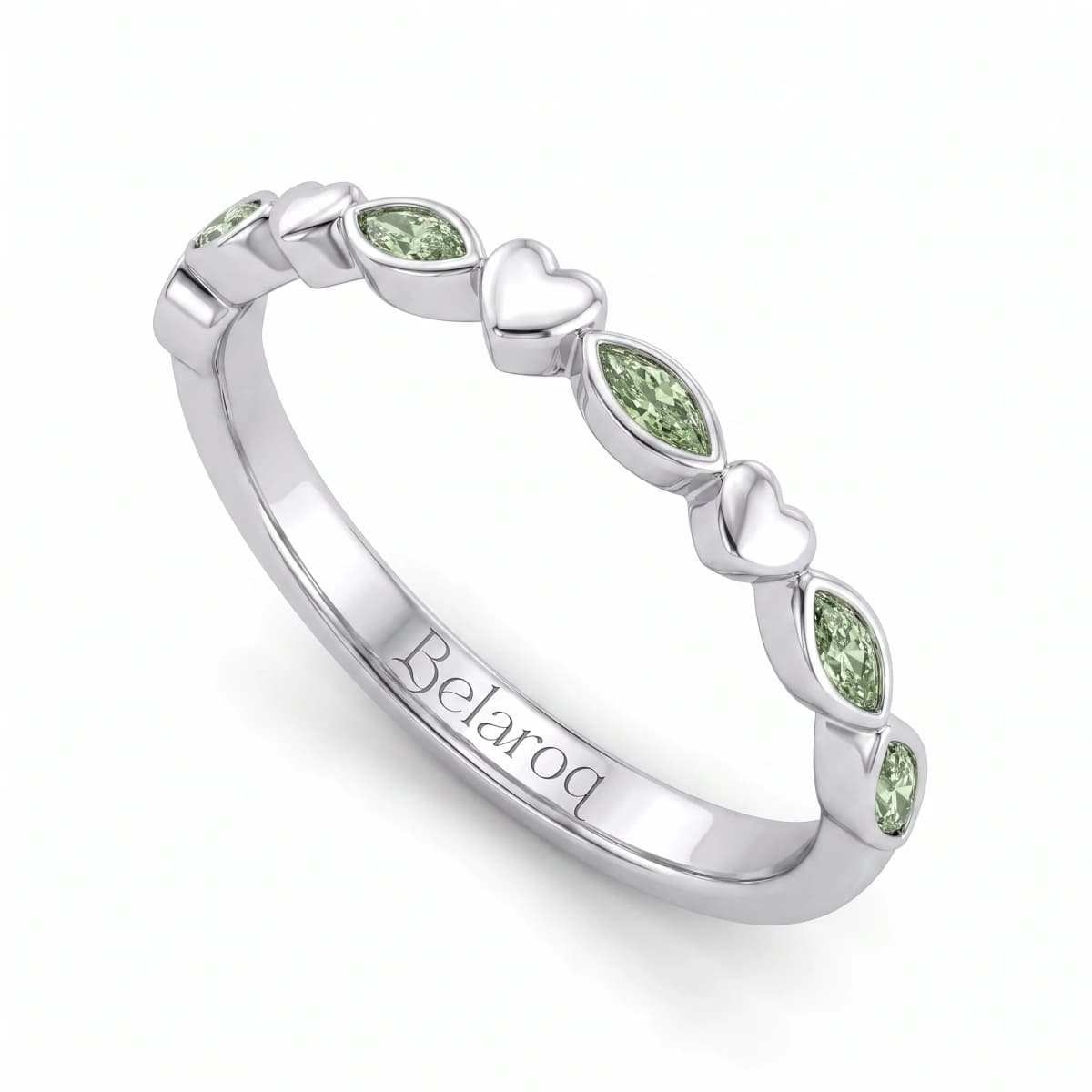 Belaroq Elenor Echo Luxe White Gold Diamond Ring