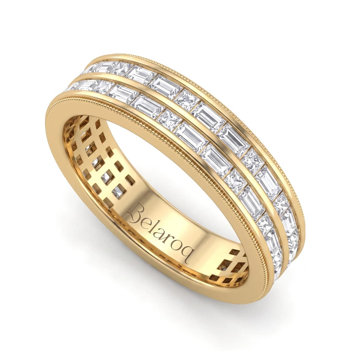 Belaroq Clarion Trefoil Velvet Yellow Gold Zirconia Ring