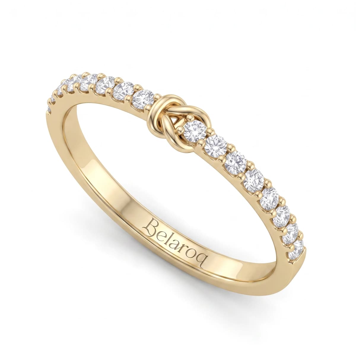 Belaroq Elara Orchid Radiant Yellow Gold Lab Diamond Ring