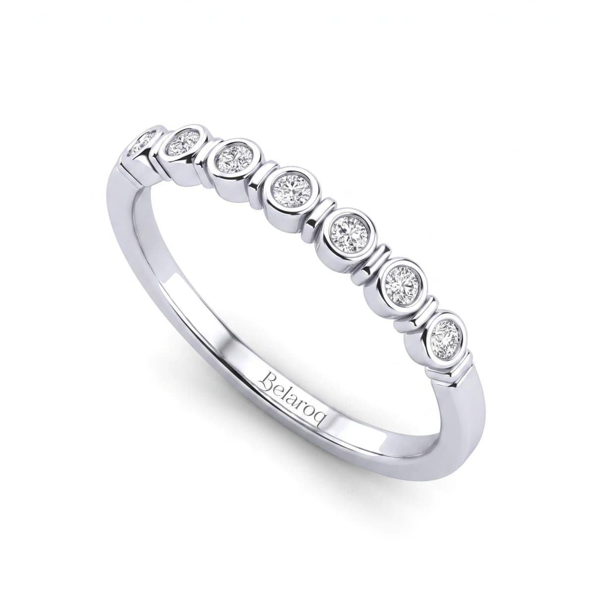 Belaroq Lyra Spire Poise White Gold Diamond Ring
