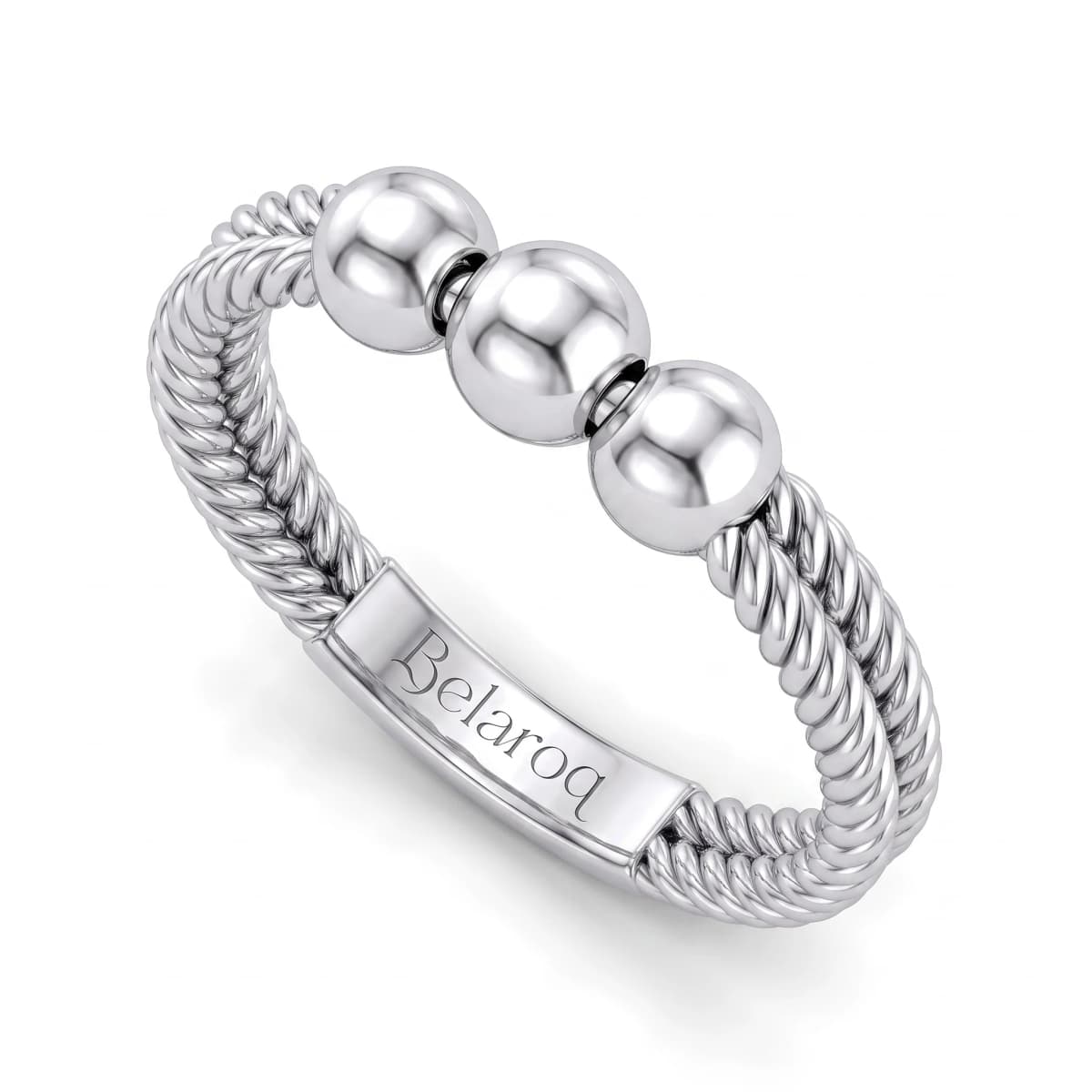 Belaroq Aurette Crest Regal Silver Ring