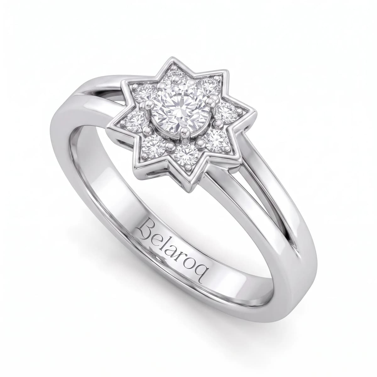 Belaroq Amara Vine Maison White Gold Diamond Ring