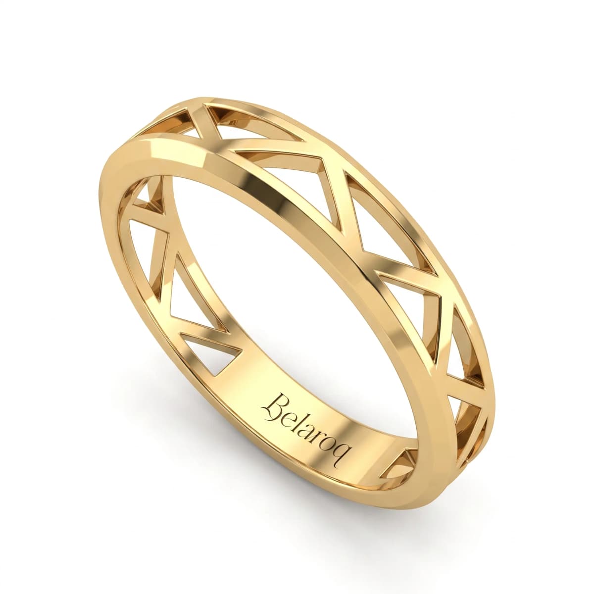 Belaroq Evania Trace Opus Yellow Gold Ring