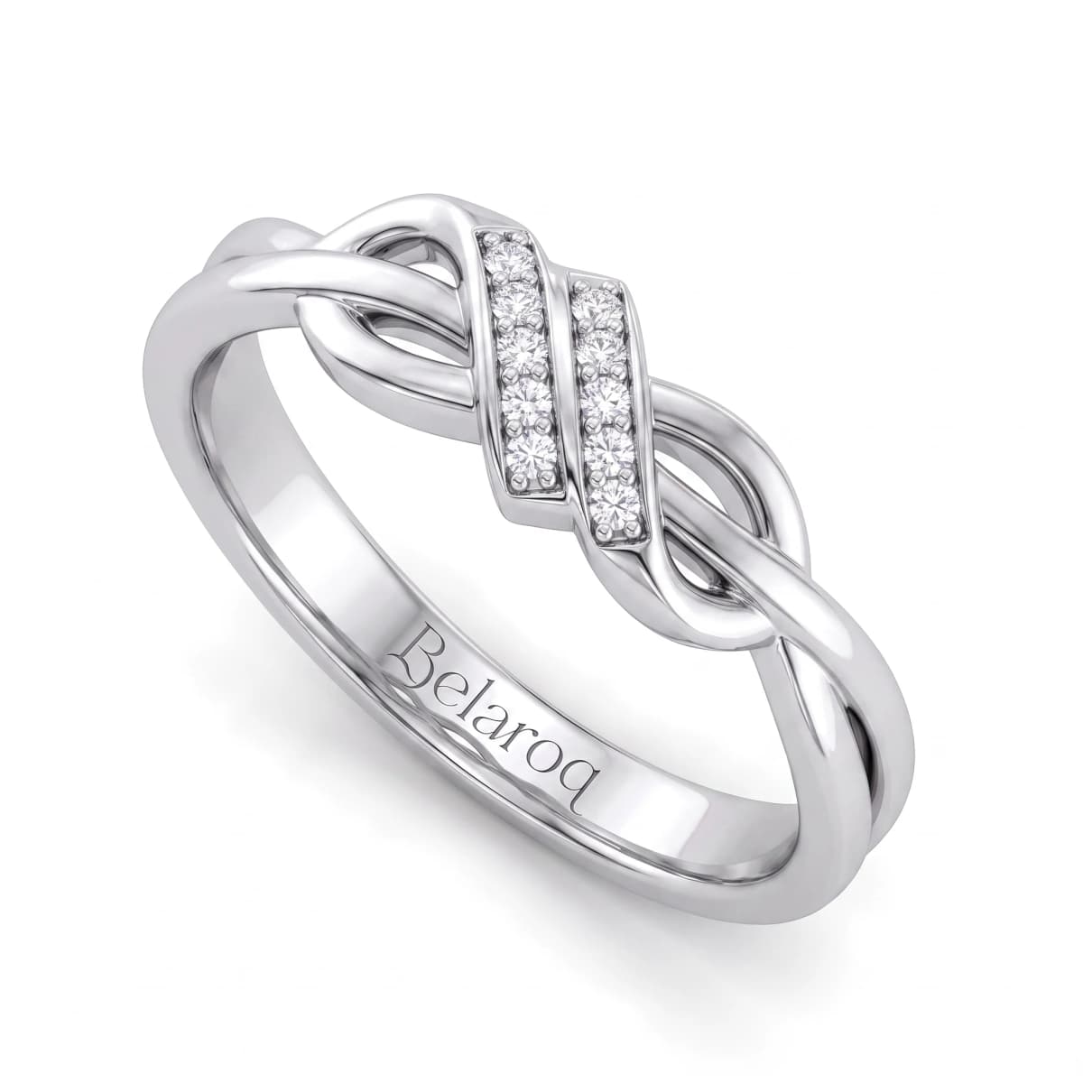 Belaroq Sorelle Orbit Bijou White Gold Diamond Ring