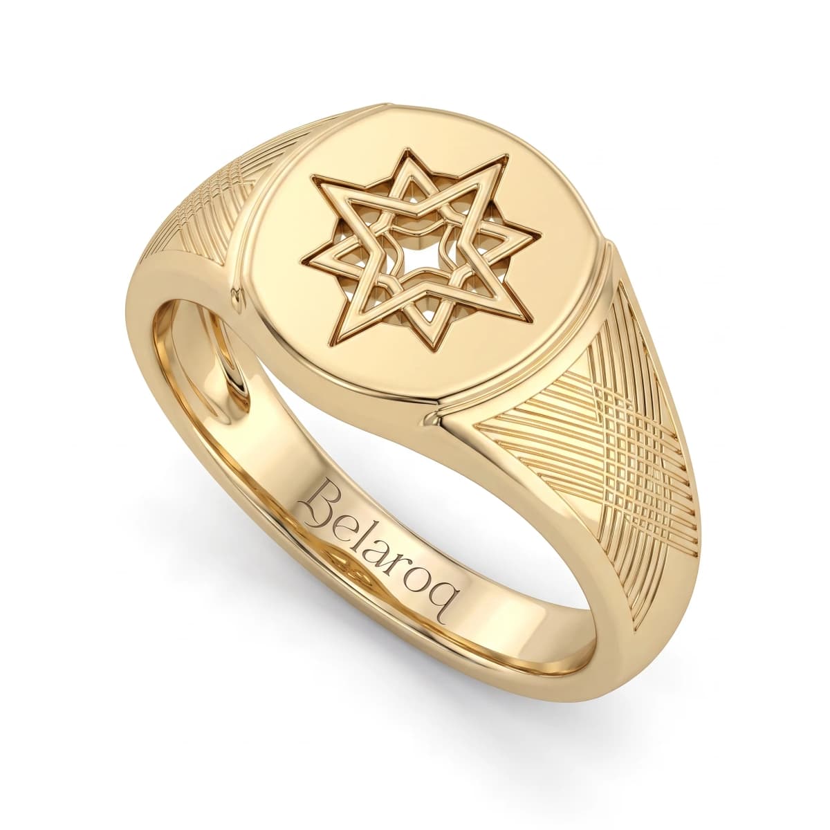 Belaroq Meliora Ribbon Heritage Yellow Gold Ring