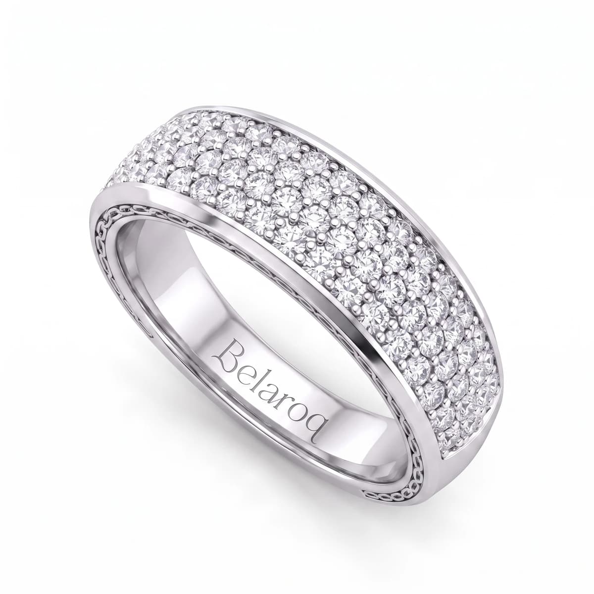 Belaroq Nocturne Grace Ballet White Gold Diamond Ring