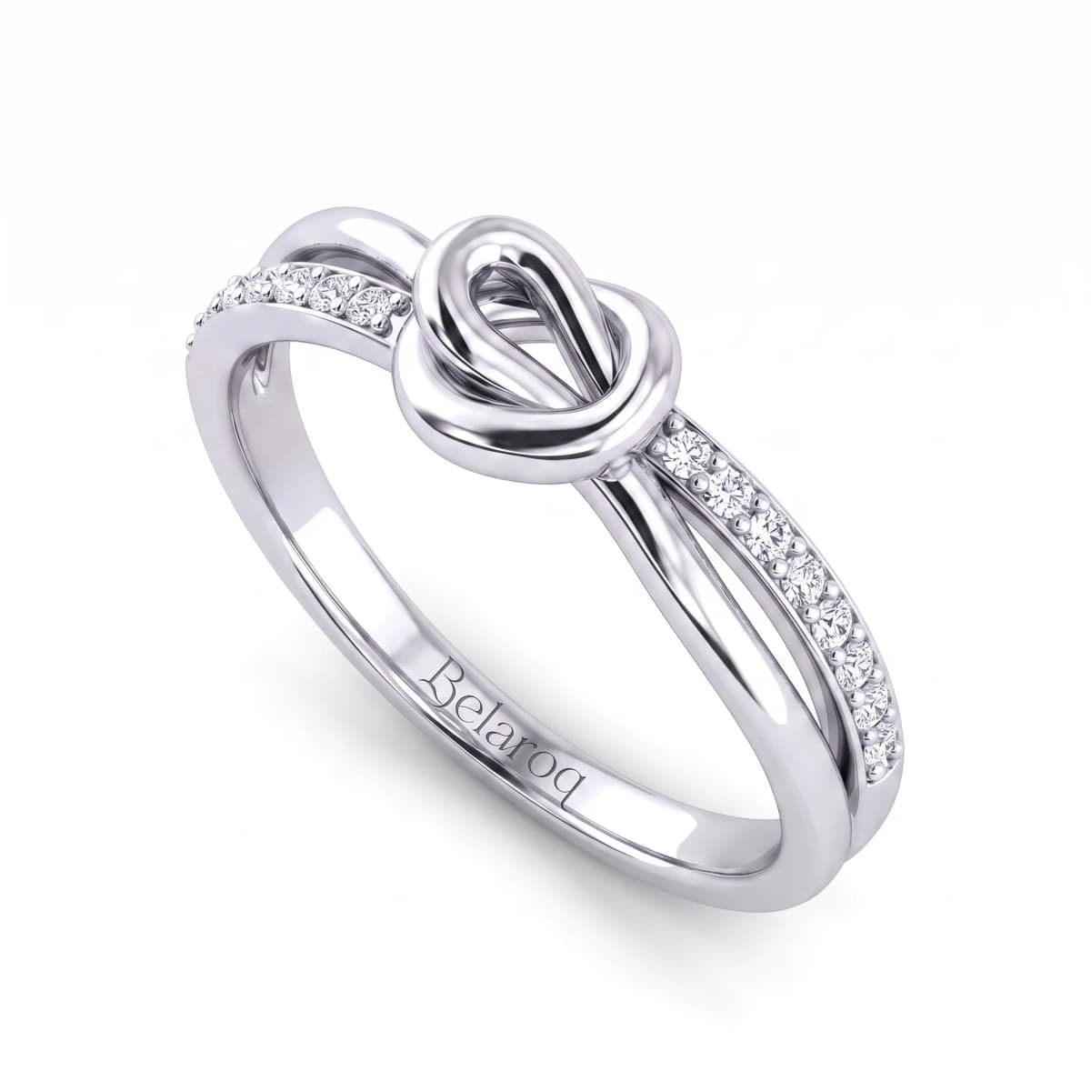 Belaroq Lyra Spire Keepsake White Gold Diamond Ring