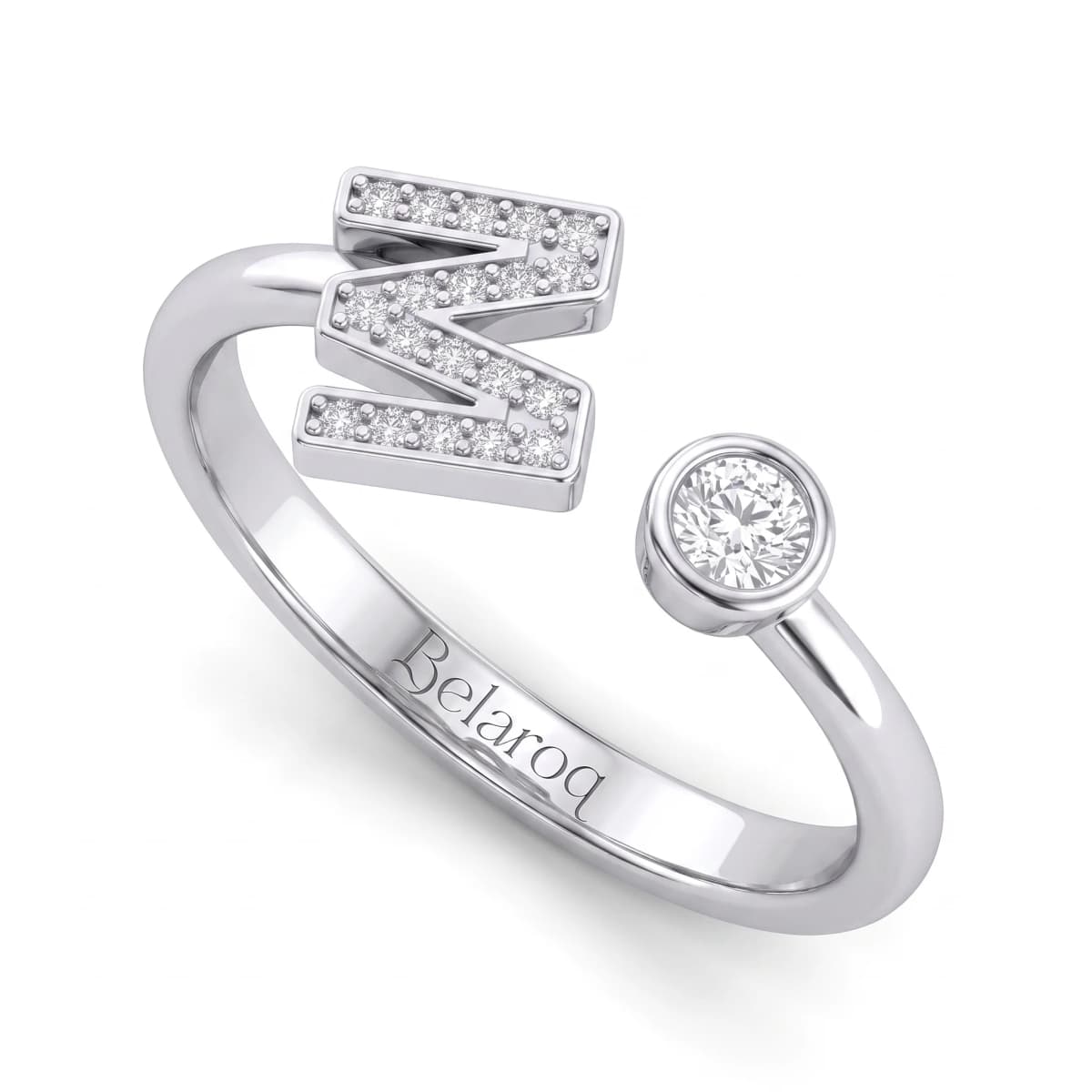 Belaroq Marella Nova Ceremony Silver Diamond Ring