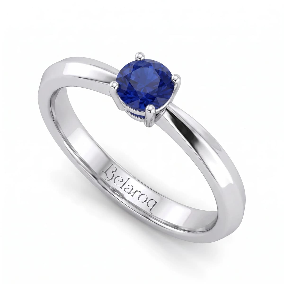 Belaroq Arden Fleur Keepsake White Gold Sapphire Ring