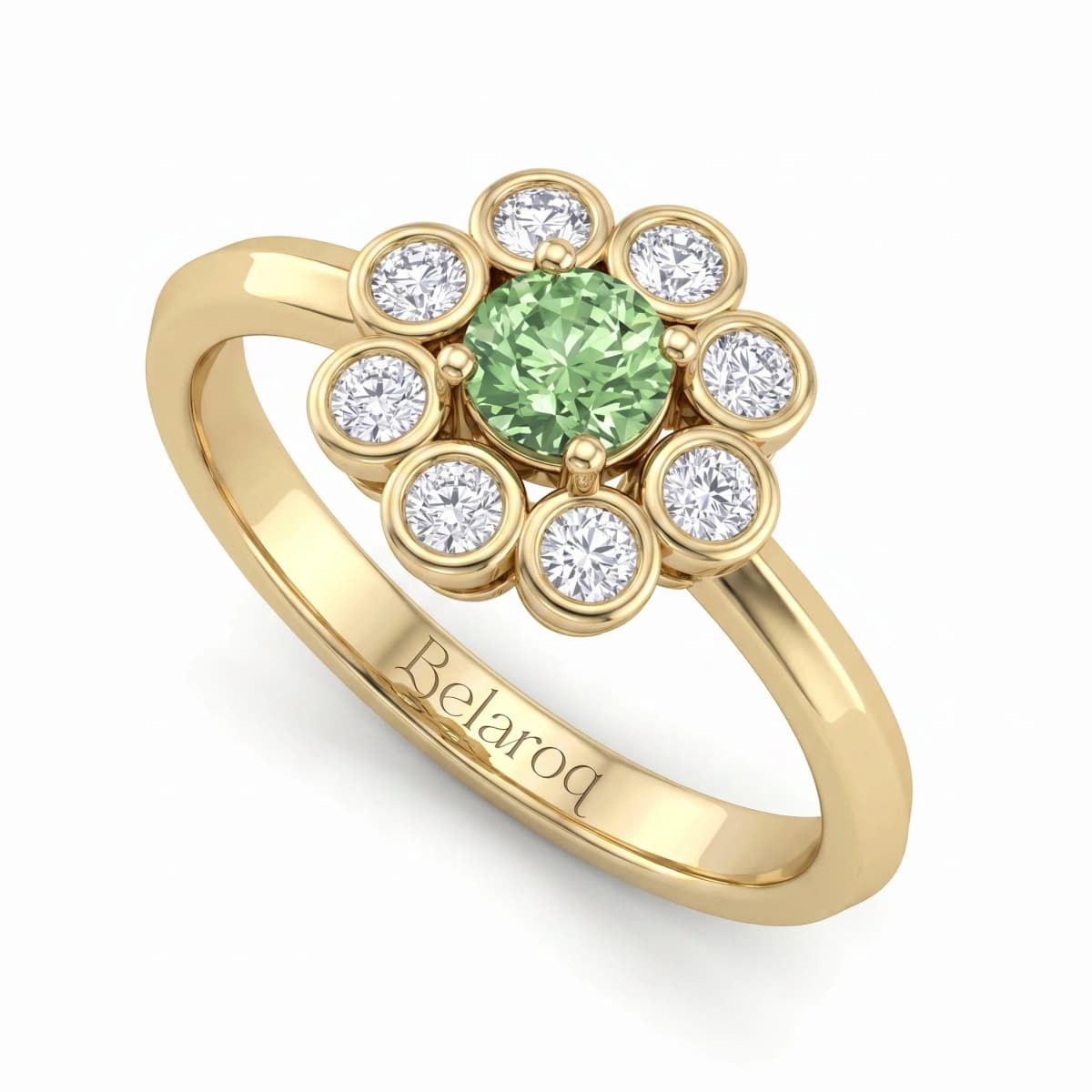 Belaroq Sienna Maris Solstice Yellow Gold Diamond Ring