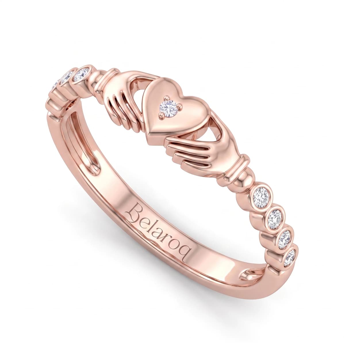 Belaroq Valora Meadow Luxe Rose Gold Lab Diamond Ring